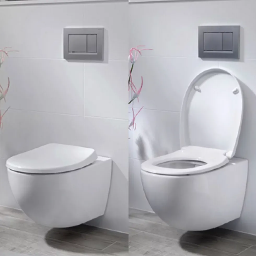 Abattant universelle antibactérien blanc - déclipsable - Zen 4 DUBOURGEL