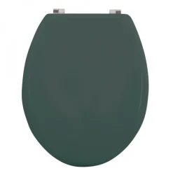 Abattant WC - MDF - Charnières Inox - CLEO - Vert Foncé mat MSV