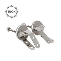 Abattant WC - MDF - Charnières Inox - CLEO - Rouge MSV