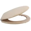 Abattant WC - MDF - Charnières Inox - CLEO - Beige MSV