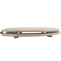 Abattant WC - MDF - Charnières Inox - CLEO - Beige MSV