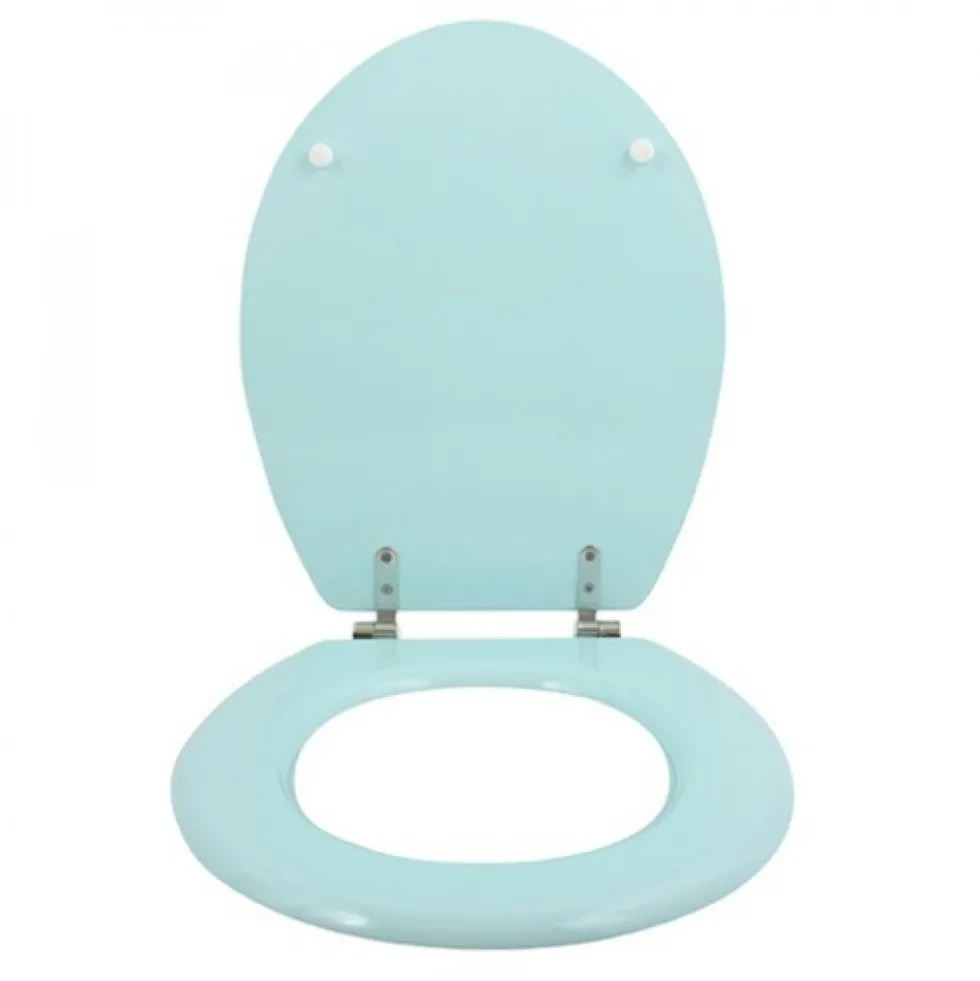 Abattant WC - MDF - Charnières Inox - CLEO - Vert Poudré MSV