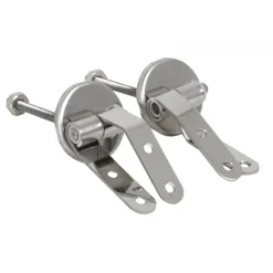 Abattant WC - MDF - Charnières Inox - Décor Pin marron MSV