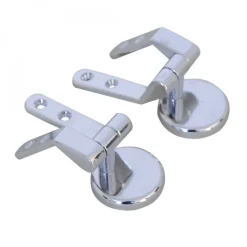 Abattant WC - MDF - Charnières Inox - Blanc MSV