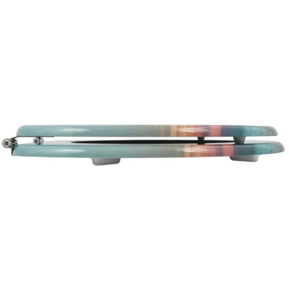 Abattant WC - MDF - Charnières Inox - SUNSET BELLIO - Multicolor MSV