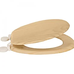 Abattant WC - MDF - Charnières PS - Décor Pin - Beige MSV