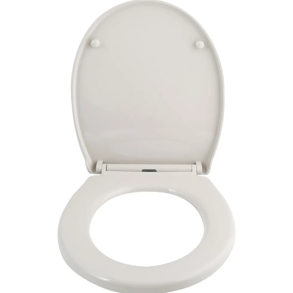 Abattant WC - Polypropylène - avec Frein de chute - HARRY - Gris clair SPIRELLA