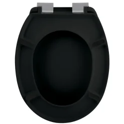 Abattant WC - Thermo dur - avec Frein de chute - NEELA - Noir mat SPIRELLA