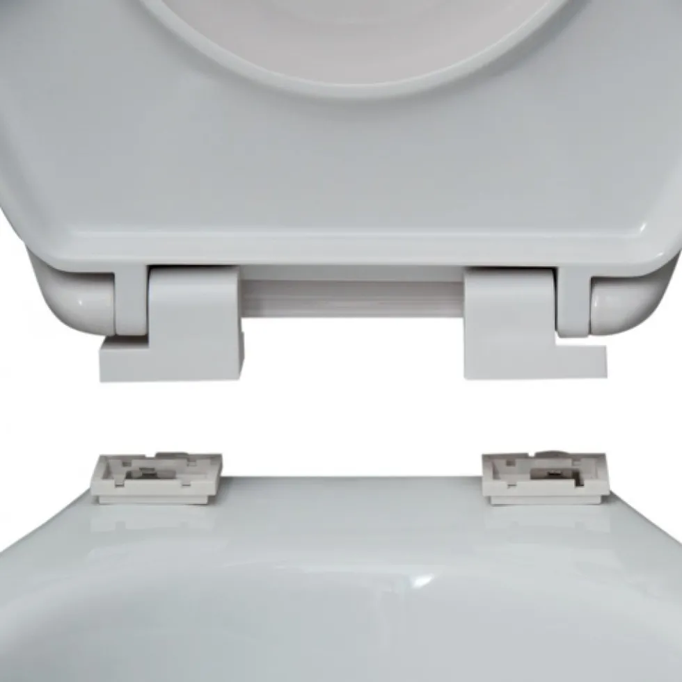 Abattant WC - Thermodur - Charnières Inox - MOZAIK - Beige MSV