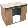 Abri de jardin métal imitation bois Skylight - 4,84m² - kit ancrage inclus DURAMAX