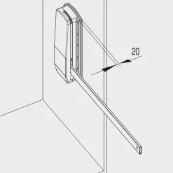 Accessoire latéral pour penderie escamotable Hang EMUCA