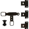 Accessoire pour espagnolette plate - en acier phorétique noir TORBEL