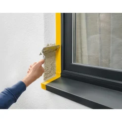 Adhésif de masquage strié PVC 67001 pour cadres et façades - 33 m x 50 mm TESA Adhésifs