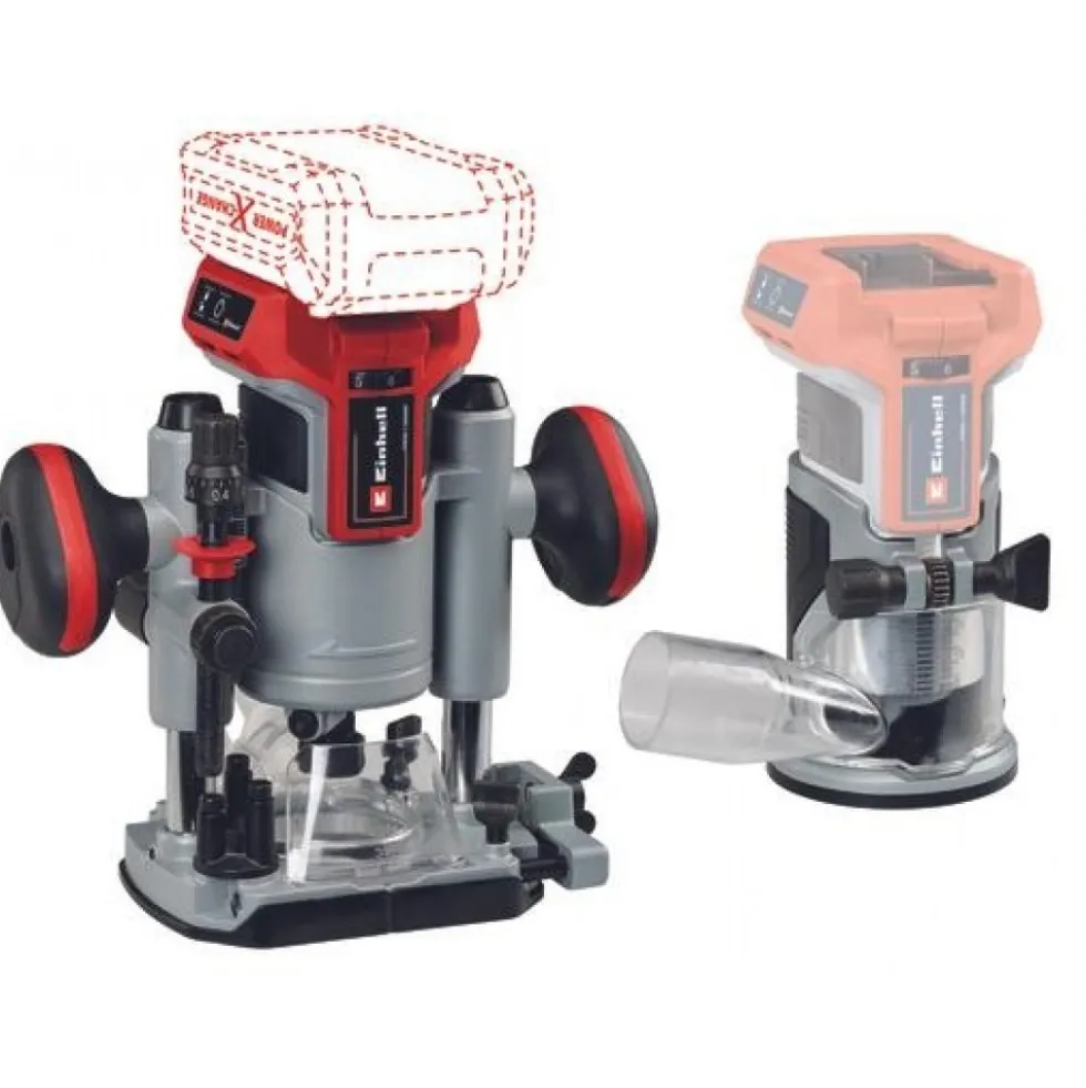 Affleureuse sans fil TP-RO 18 Set Li BL - Solo - Power X-Change EINHELL PROFESSIONAL