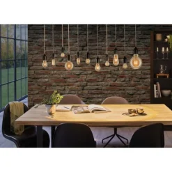 Ampoule Led sphérique E14 1700 K - puissance 2 watts - Vintage doré PAULMANN