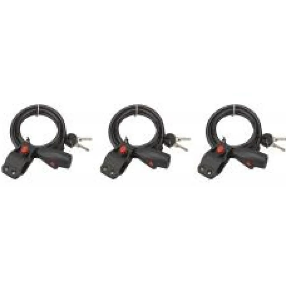 Antivol à câble - 8 mm - longueur 1,50 m - à clé - avec support FTH THIRARD