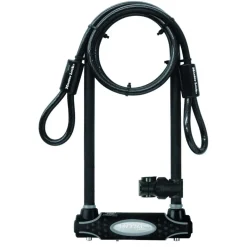 Antivol U certifié - acier cémenté - largeur 11 cm - plus anse et câble MASTER LOCK