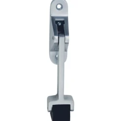 Arrêt de porte à bascule - compatible ferme-porte - 1060 argent KWS
