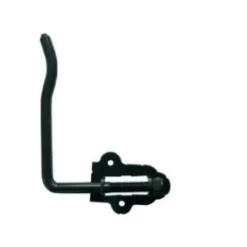 Arrêt en acier noir pour volet en bois renforcé - hauteur 75 mm TORBEL