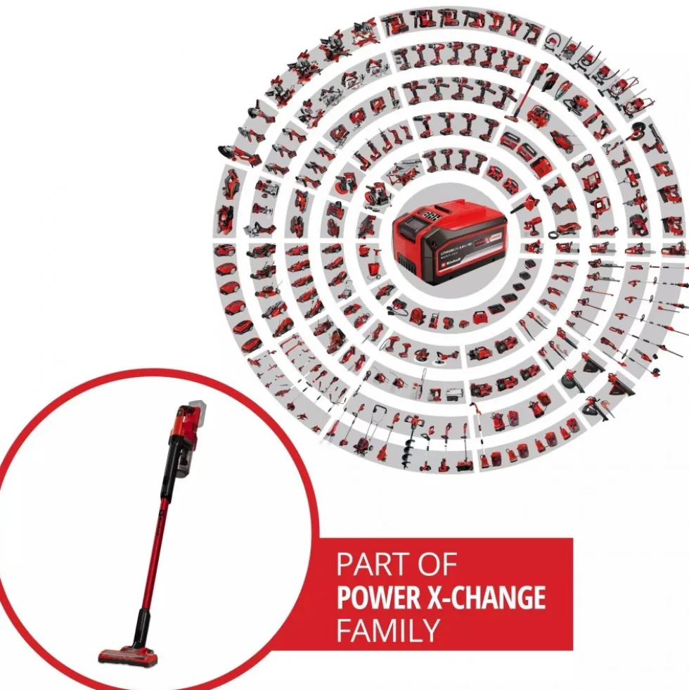 Aspirateur balai sans fil TE-SV 18 Li-Solo - Power X-Change EINHELL