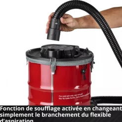 Aspirateur à cendres - 850W - cuve 20L - TC-AV 2032 DW EINHELL