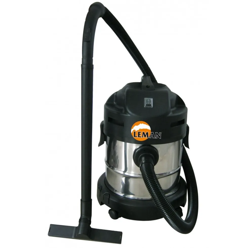 Aspirateur eau et poussière inox 20 L 1250W LOASP201 LEMAN