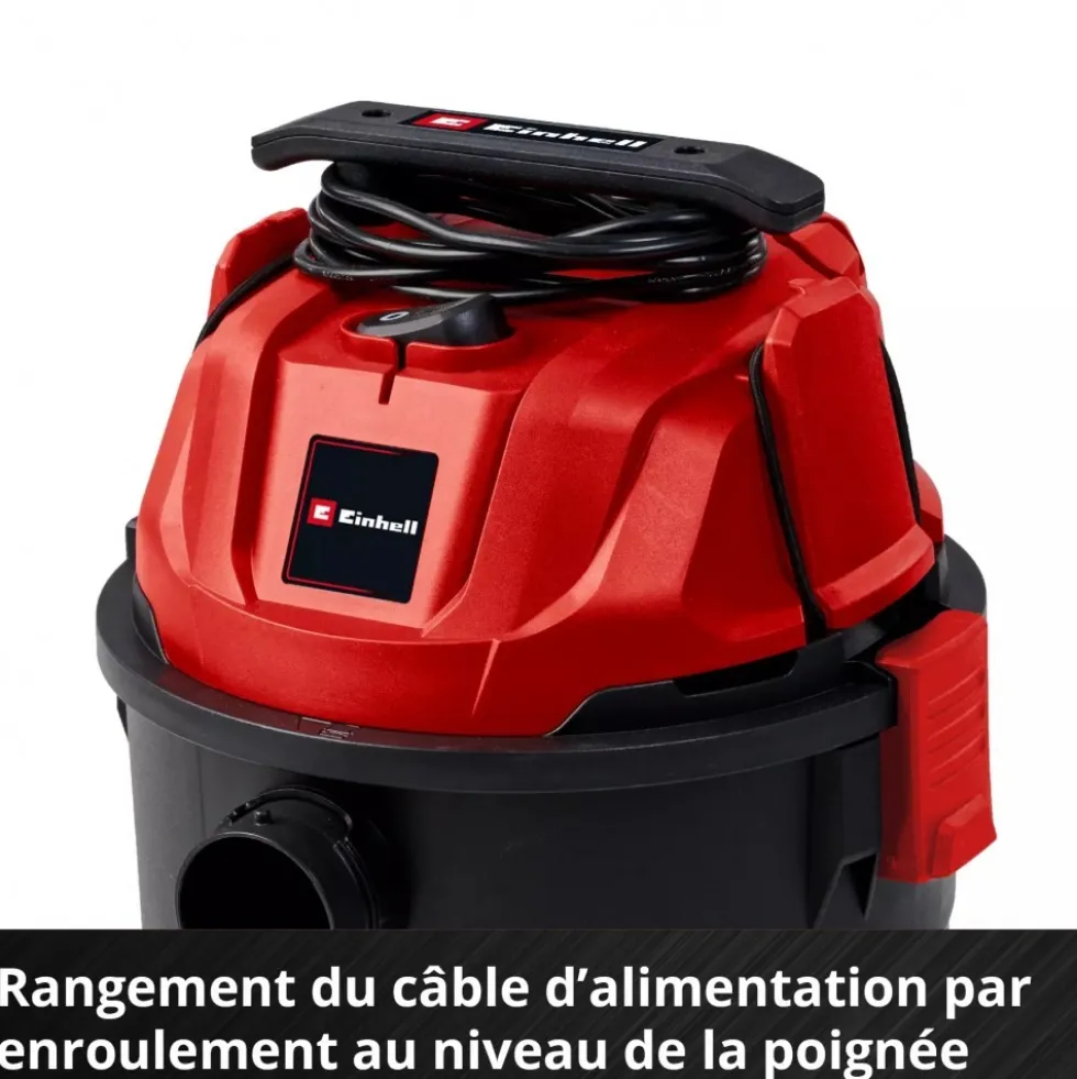 Aspirateur eau et poussière - 20L - puissance 1250W - TC-VC 1820 EINHELL