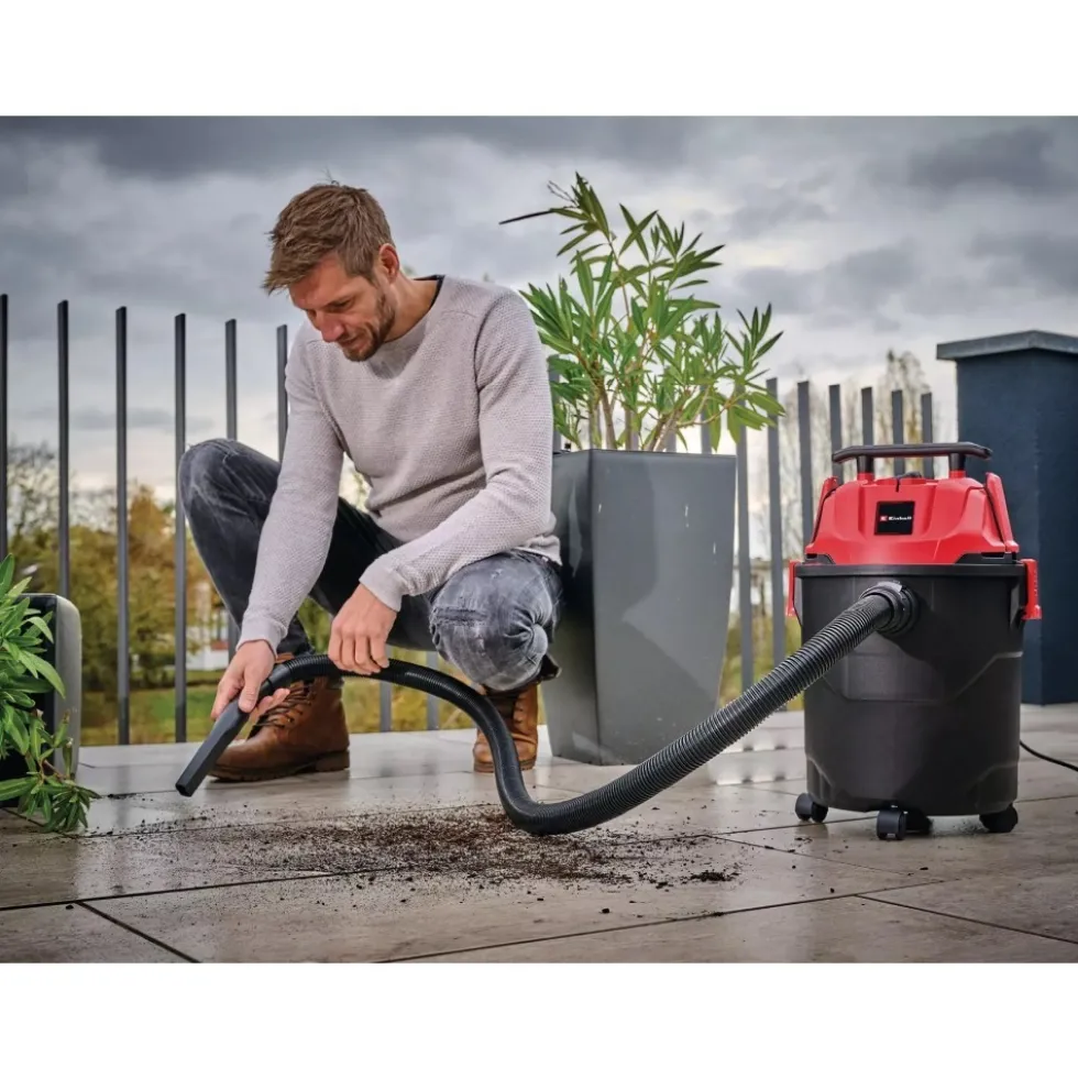 Aspirateur eau et poussière - 20L - puissance 1250W - TC-VC 1820 EINHELL