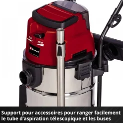 Aspirateur eau et poussière sans fil - TE-VC 36/30 Li S-Solo EINHELL