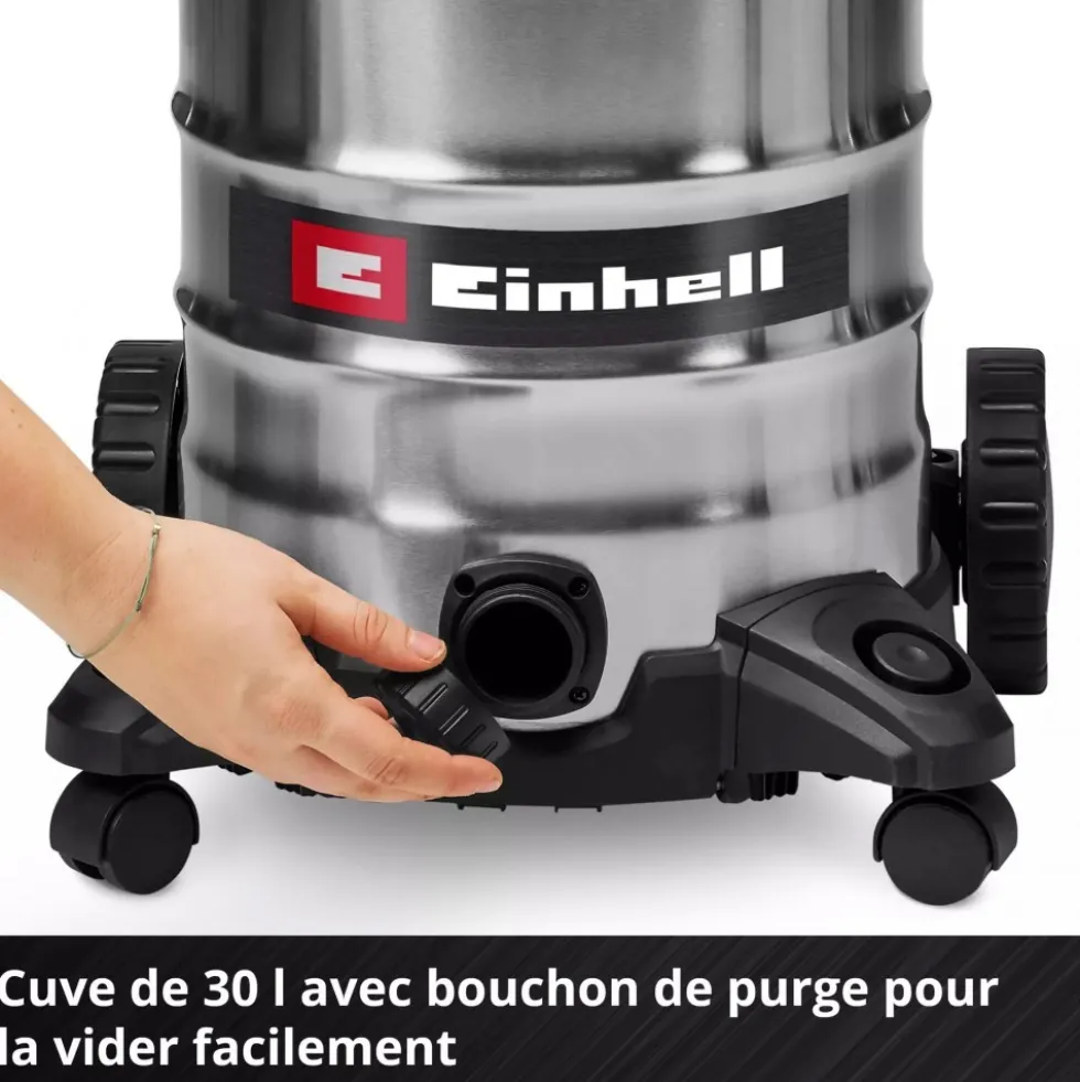 Aspirateur eau et poussières - 30L - puissance 900W - TC-VC 3055 SA EINHELL
