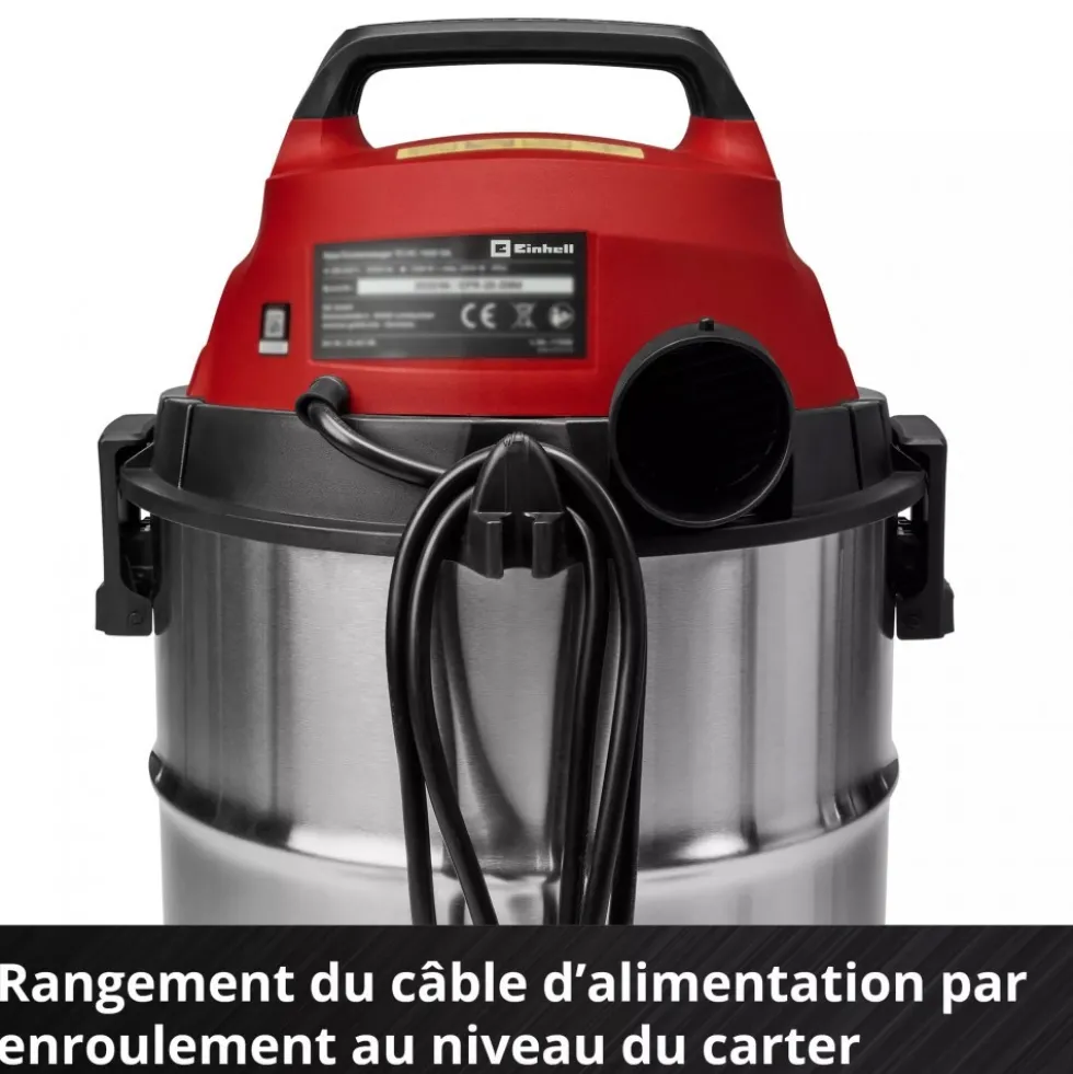 Aspirateur eau et poussières - 30L - puissance 900W - TC-VC 3055 SA EINHELL