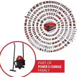 Aspirateur eau et poussières - 25L - puissance 1250W - TC-VC 1825 A EINHELL