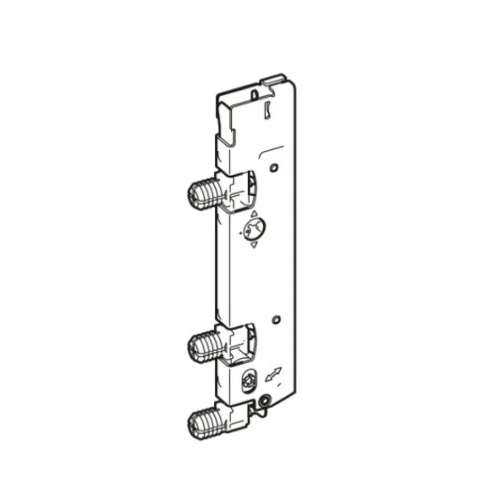 Attache façade pour profil de côté de l'insert Avantech YOU Inlay H187 mm HETTICH