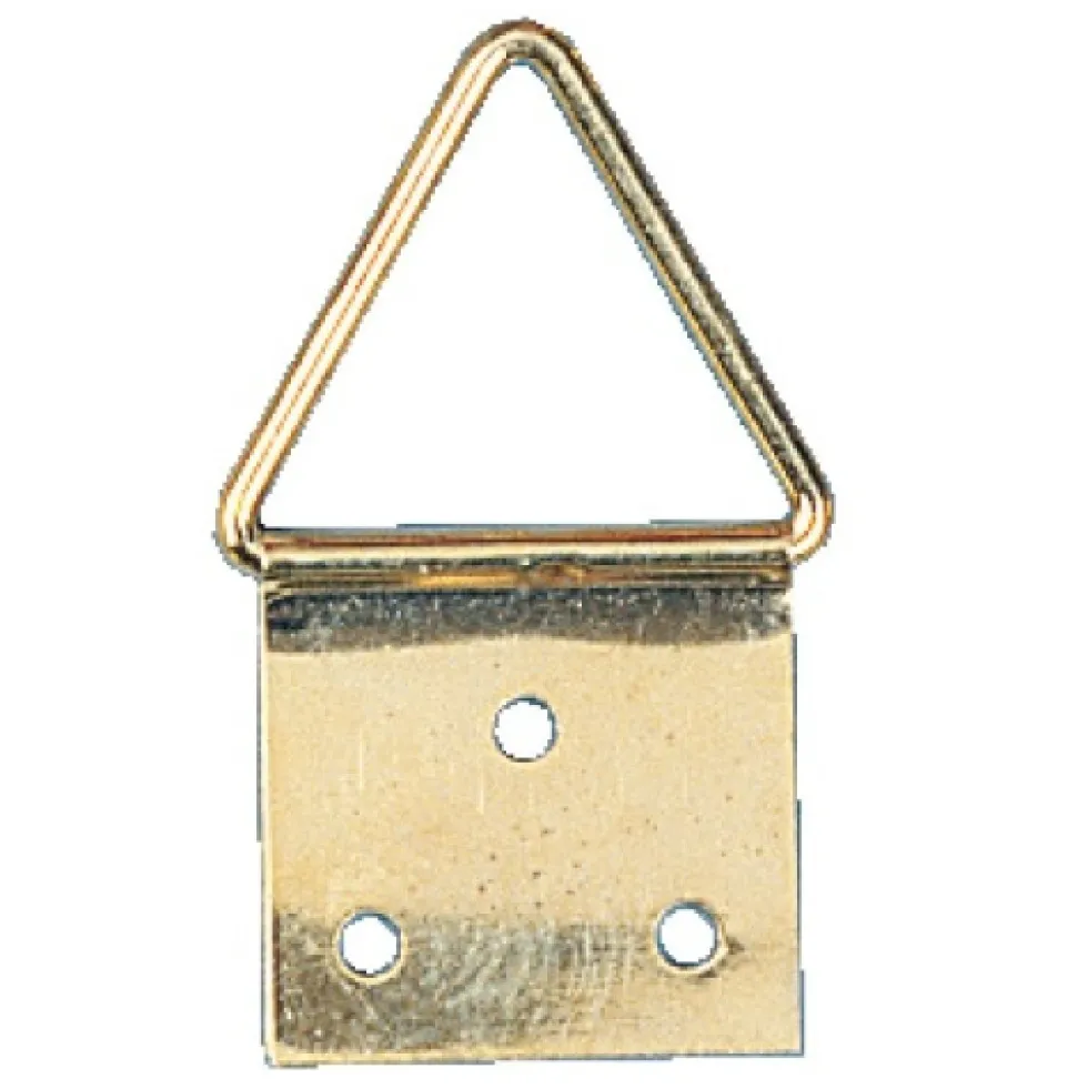 Attaches tableau en acier laitonné - 100 pièces CIVIC