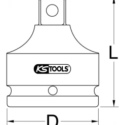 Augmentateur / réducteurs à chocs 3/8" - 1/2"-515.1532 KS TOOLS
