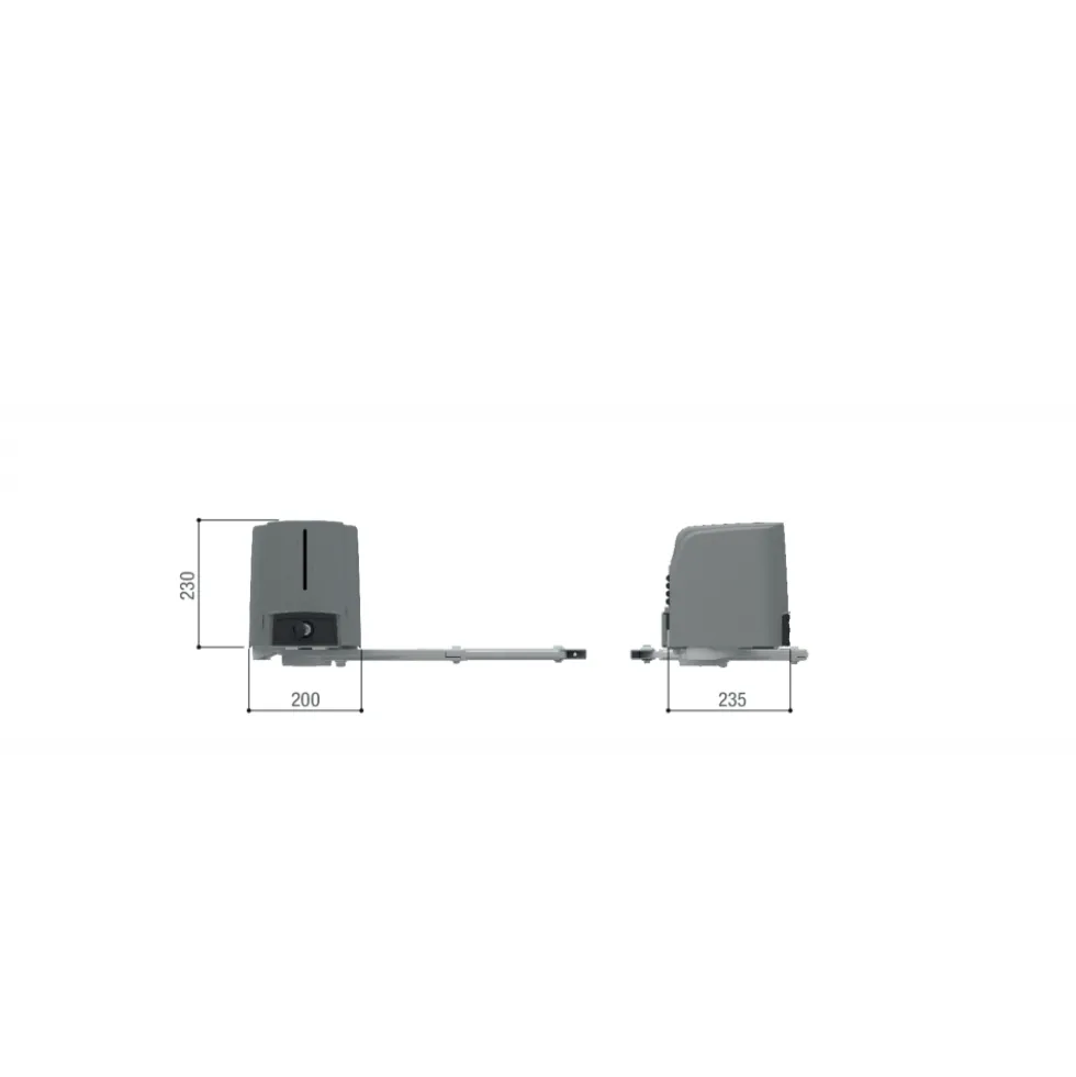 Automatisme pour portail battant - bras articulé - 24 Volts - FAST 70 CAME