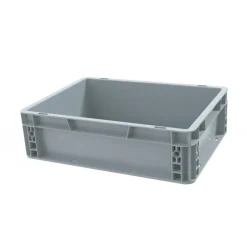 Bac de manutention gerbable - charge maxi 15Kg fond lisse - 300x400x120 VISO