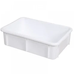 Bac gerbable en plastique blanc GILAC