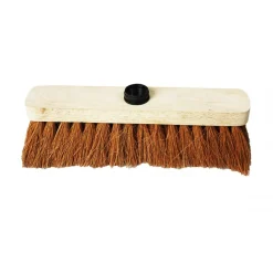 Balai coco 29 cm monture bois - douille plastique diamètre 24 mm BRICOZOR