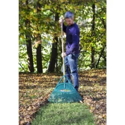 Balai gazon-feuilles XL - 27 dents - bords arrondis - poignée ergonomique LEBORGNE