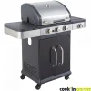 Barbecue gaz 3 brûleurs + desserte - FIDGI 3 COOK IN GARDEN