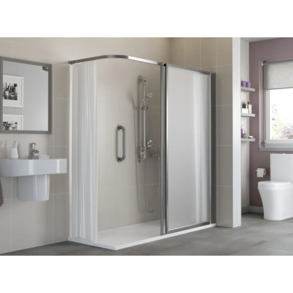 Barre d'appui droite - Inox - chromé - diamètre 32mm AKW INTERNATIONAL