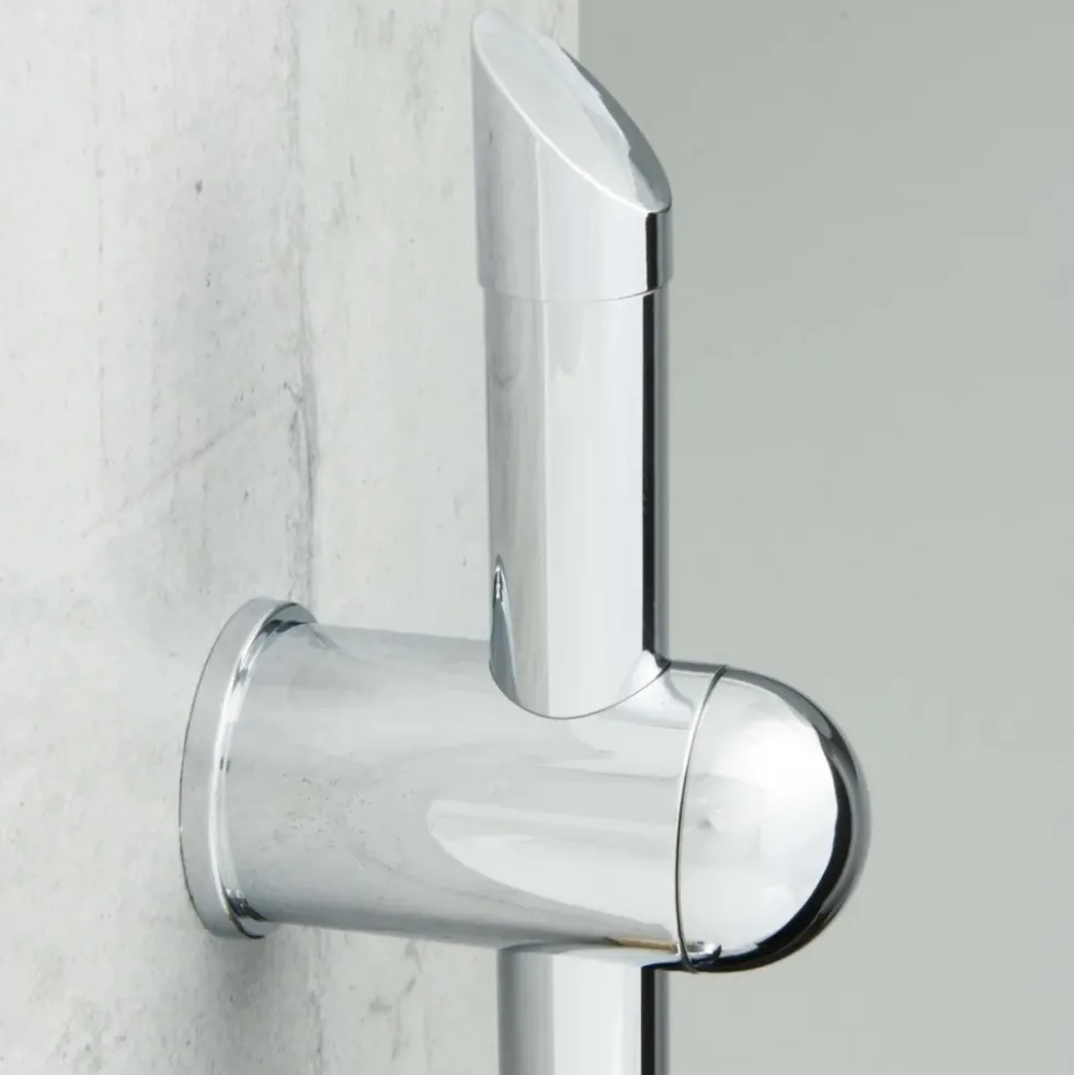 Barre de douche avec douchette 7 jets - chromé - Fresh SCHÜTTE
