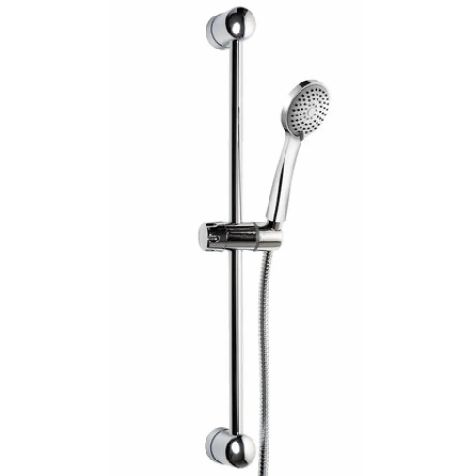 Barre de douche avec douchette anticalcaire 3 jets - Indra DISFLEX