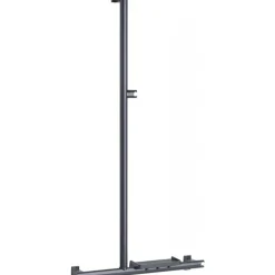 Barre de douche modulable en T ou en L - anthracite - Arsis PELLET ASC
