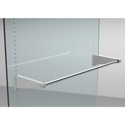 Barre de penderie extensible avec supports latéraux AMBOS