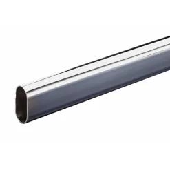 Barre de penderie ovale - 30 x 15 mm - longueur 3 m DUVAL