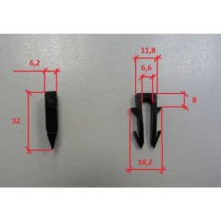 Barrette de 30 crampons de fixation SUD RAYONNEMENT