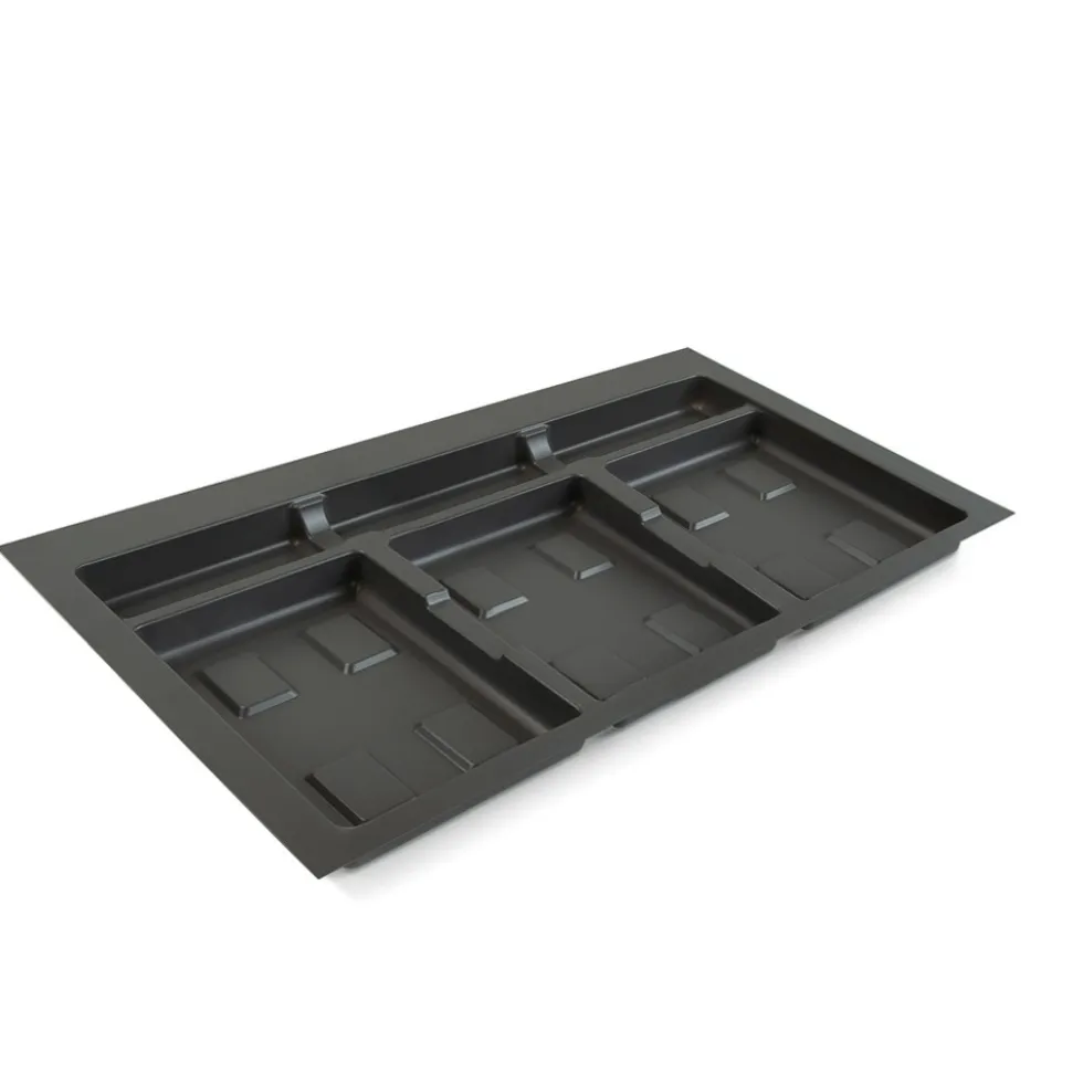 Base pour poubelle de tri sélectif - gris anthracite EMUCA