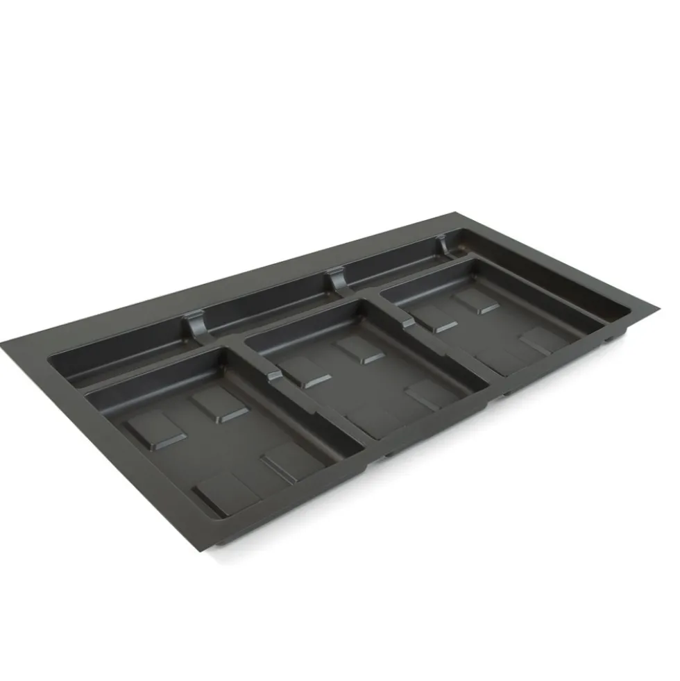 Base pour poubelle de tri sélectif - gris anthracite EMUCA